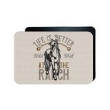 Bonamaison, Gaming muismat rechthoekig digitaal print muismat achterkant anti-slip onderkant voor kantoor en thuis (maat S:45x30cm)