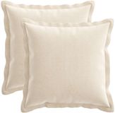 vidaXL - Taie d'oreiller - 2 pièces - Crème - 40 x 40 cm - Satin de coton