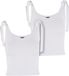 Urban Classics Tied Basic Jersey Top (Set van 2) Vrouwen Dames Top - Blanc - L