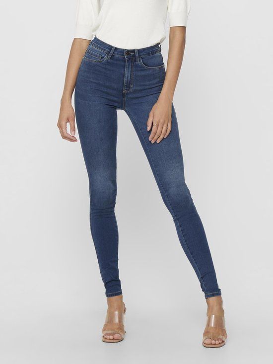 ONLY ONLROYAL HW SKINNY BJ13964 NOOS Women's Jeans - Dark Blue Denim - Size XL/34