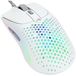 Souris de jeu filaire - 59 g - Ambidextre - Blanc