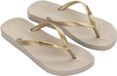 Ipanema Anatomic Tan Dames Slippers - Beige/Gold