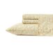 Laura Ashley Tweepersoons lakens, katoenen percal beddengoedset, lichtgewicht en ademend huisdecoratie, Oeko-Tex gecertificeerd, goud (Heirloom Ditzy Gold)