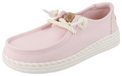 HEYDUDE Espadrilles Hibiscus sans lacets pour femmes, semelle intérieure en liège, décontracté, léger, idéal pour le voyage