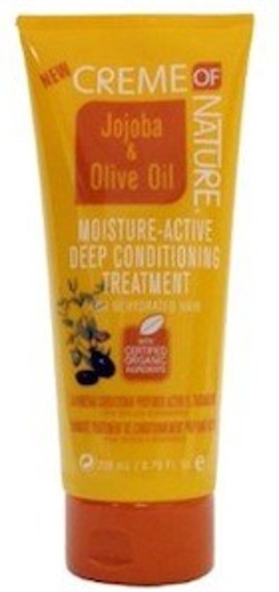 Creme of nature Jojoba & Olive Oil Moisture-Active Deep Conditioning Treatment 200 ml