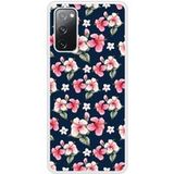 Samsung Beschermende siliconen case compatibel met Galaxy S20 FE Hibiscus Vintage