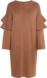 usha WHITE LABEL Gebreide jurk camel
