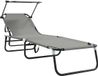 vidaXL Fauteuil Oxford Gris