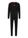 HUGO Pyjama lang 'GALAXY' rood / zwart