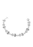 NAEMI Armband zilver 14 karaat koper 18 cm