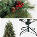 vidaXL Kunstmatige Inklapbare Kerstboom 180 cm PVC en Metaal Groen