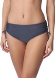Merry Style Bellivalini MS-VO-M30 Dames Zwembroek - Zwemshorts - Bikinibroekje - Elastische tailleband - Polyamide & Elastaan - Grafiet (9154) - 42