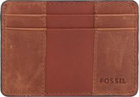 FOSSIL Everett Card Case Medium Brown