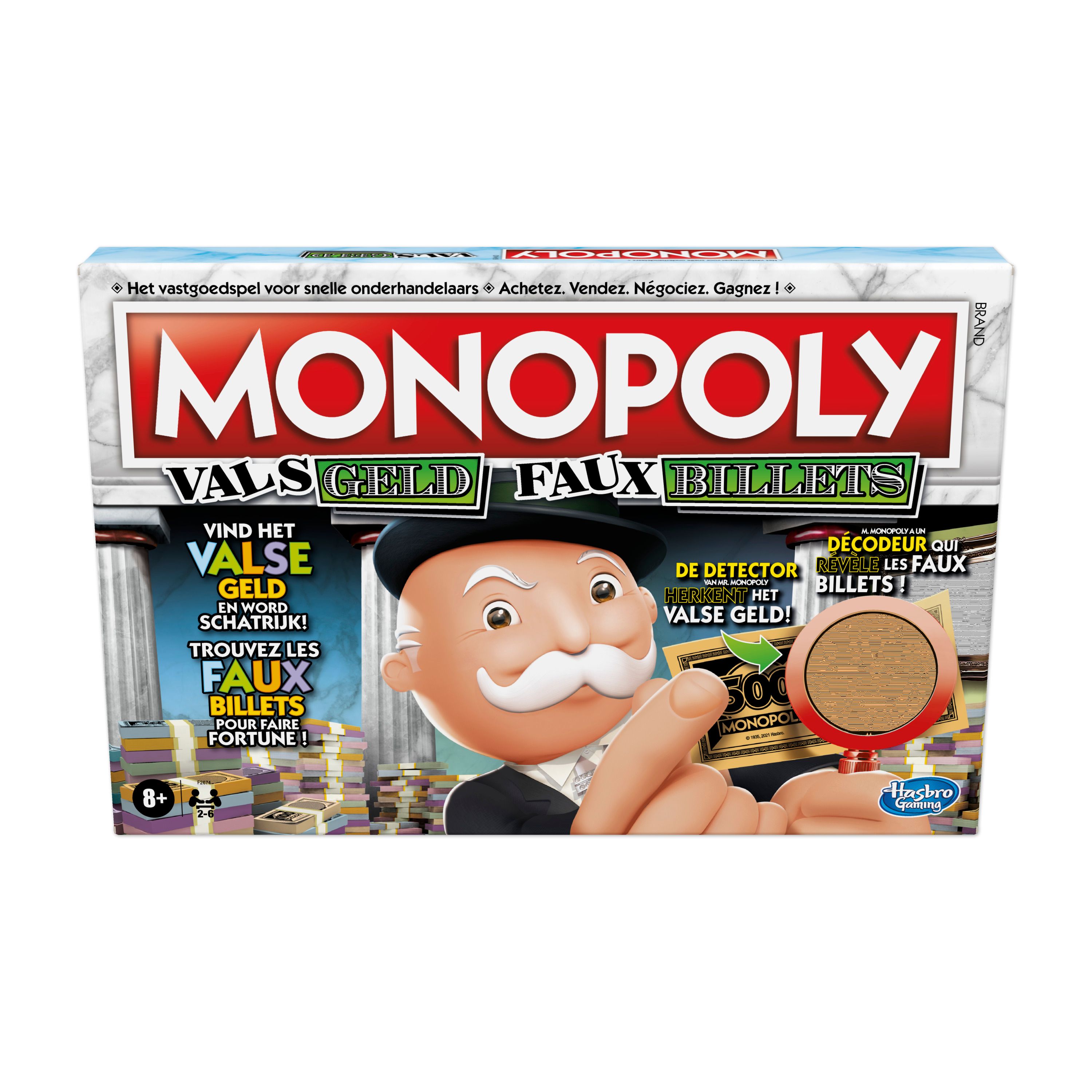Monopoly Vals Geld - Bordspel - 8+ jaar
