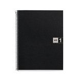 Miquelrius Notitieboek A4, geruit, 80 vellen, zwart/grijs
