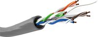 Goobay Cat6 U/UTP Netwerkkabel - 100m - Grijs
