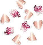 Folat Tafelconfetti Ombre Love - Roze, Rood, Meerkleurig