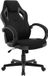 Merkloos / Sans marque Famanu Gamingstoel, ergonomisch design, race-stijl, verstelbaar, grijs