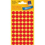 Avery 3141 Rood Papier Etiket