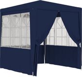 vidaXL Partytent met zijwanden professioneel 90 g/m² 2x2 m blauw