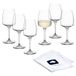 LEONARDO HOME Rieslingglazen CESTI (set van 6) incl. poetsdoek