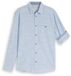 Tom Tailor - Chemise à coupe regular et manches retroussées - Taille XXL - blue petrol structure