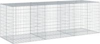 vidaXL Schanskorf 300x100x100 cm Gegalvaniseerd IJzer Zilverkleurig