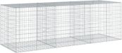 vidaXL Schanskorf 300x100x100 cm Gegalvaniseerd IJzer Zilverkleurig