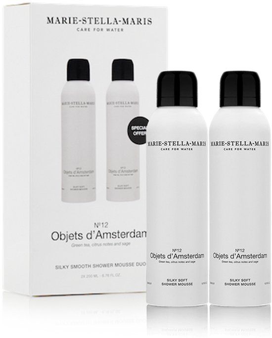 Marie-Stella-Maris No.12 Objets d’Amsterdam Silky Smooth Shower Mousse Duo | 200 ml + 200 ml | Set 2st