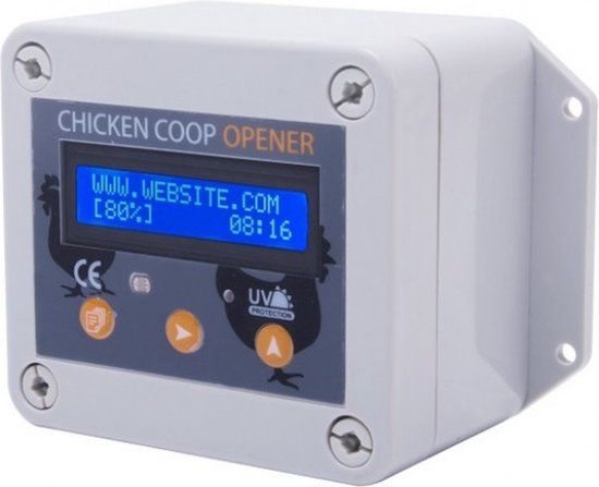 PREMIUM automatische hokopener - wit - kunststof - voor katten