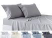 Todocama Beddengoedset, 4-delig, hoeslaken, 2 kussenslopen, 50 x 80 cm (bed 90-90 x 190/200 cm, lichtgrijs)