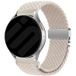 Strap-it Samsung Bracelet tressé Galaxy Watch 5 Pro avec P-boucle (lumière stellaire)