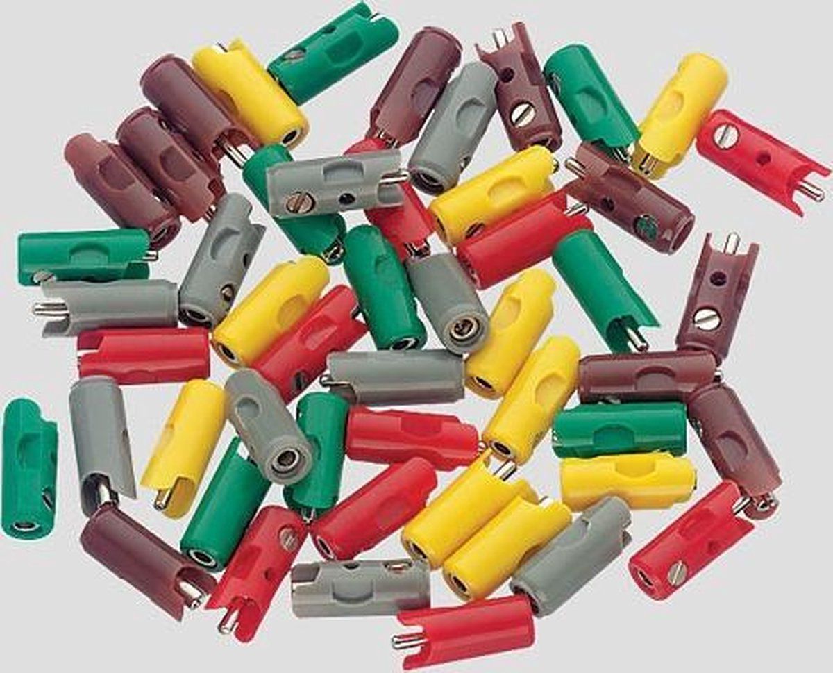Marklin 71416 Modelspoor stekker 1.5 mm 10 stuk(s) Grijs