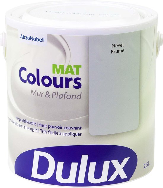 DULUX Colours Mur & Plafond Mat Nevel 2,5L