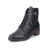 Rieker Veterboots Dames Zwart Maat 36