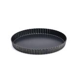 De Buyer 5357.27 Geribbeld pizzaplaat en taartvorm