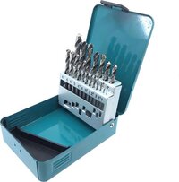 Makita D-54025 Metaalborenset - 19-delig - HSS-G - 1-10mm