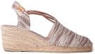 Toni Pons TANIA-ZR Espadrille met sleehak en elastische bandjes - TAUPE, 38