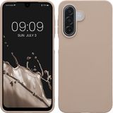 kwmobile telefoonhoesje geschikt voor Samsung Galaxy A18 4G / 5G - Back cover in mat crème