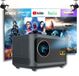 Projecteur 4K, Android 13, WiFi 6, Bluetooth 5.4, mise au point automatique, résolution 1080P, son HiFi, courte distance focale