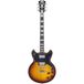 D'Angelico Deluxe Brighton Vintage Sunburst Guitare électrique avec étui