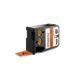 DYMO vinyl universel noir sur orange