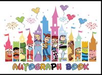 Autograph Bookmundo Autograph Book for Disney Theme Park & Disneyland