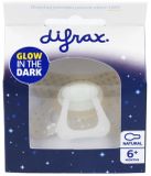 Difrax Fopspeen Natural 6+ mnd Glow In The Dark - 2 x - Voordeelverpakking