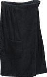 Towelzz™ A&R Sauna Kilt Dames met Klittenband Zwart
