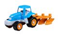 Simba Tractor met ploeg, zandspeelgoed voor peuters, afneembare hanger, voertuig voor zandbak en strand, kunststof, 43 cm, vanaf 0 jaar