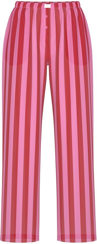 Mey Lange Broek Serie Happy Stripes Vrouwen XS Bubblegum Bliss Gestreept Katoen