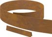 vidaXL Grasafscherming - 4 stuks - 450 x 15 cm - Cortenstaal