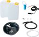 12V Camping set wastafel noir, diamètre 32 cm, rond + robinet, 19 litres, adapté pour T4, T5, T6
