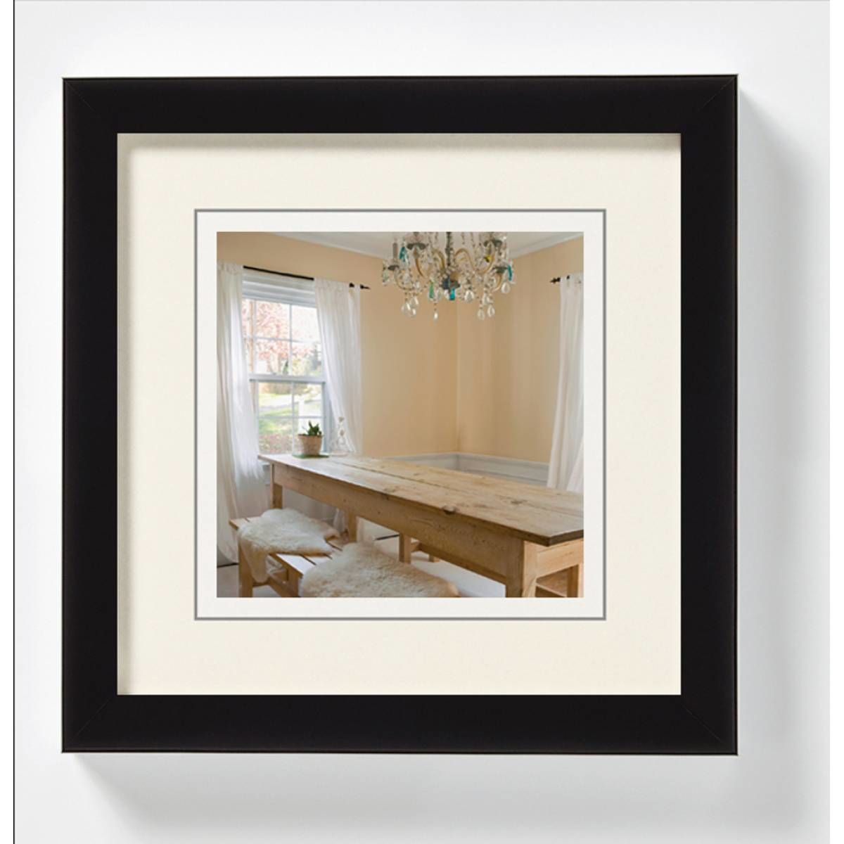 Walther Design BP313B Fotolijst - Enkele fotolijst - Hout - Zwart - 9 x 9 cm - Tafel/Muur